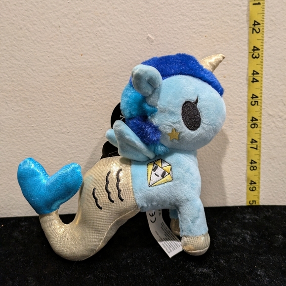 Tokidoki Blue and Gold Plush with Star Detail - Picture 1 of 8
